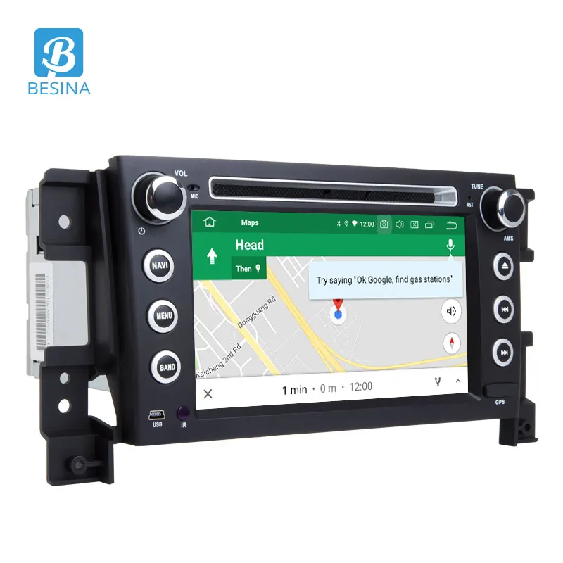 Besina Android 10 0 автомобильный dvd-плеер для SUZUKI GRAND VITARA 2005-2012 Мультимедиа GPS навигация WIFI