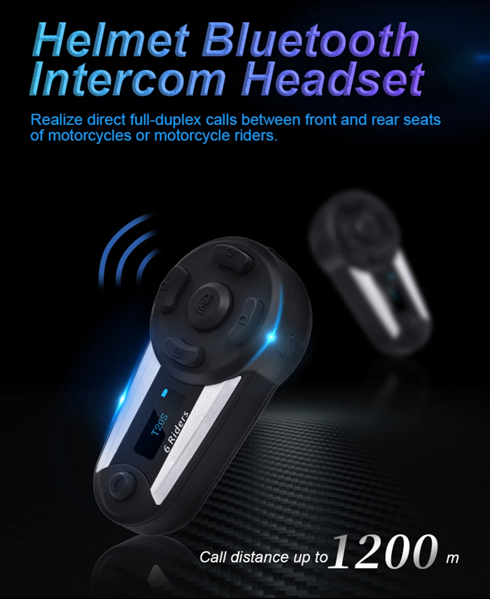 VR робот мотоцикл домофон 1200 м шлем Bluetooth гарнитура FM радио Водонепроницаемый мото Интерком intercomunicador для 6 гонщиков