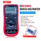 Цифровой мультиметр UNI-T UT61E, истинное среднеквадратичное значение, Автоматический диапазон UT61ABCD, Измеритель постоянного и переменного тока, измеритель сохранения данных, мультиметр + USB монитор напряжения и тока