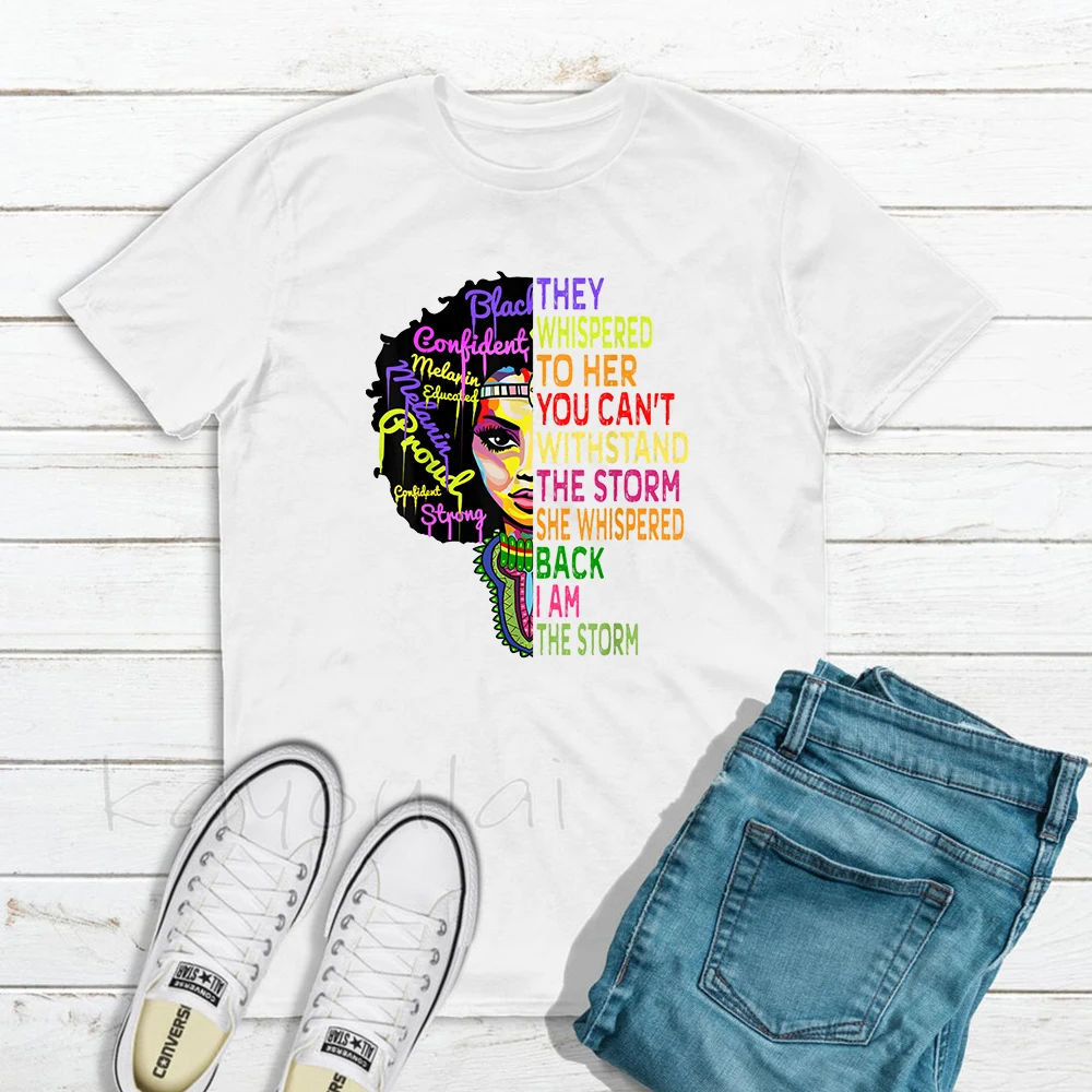 

Beautiful African Queen T-Shirt Oversized Melanin Queen Custom Tshirt