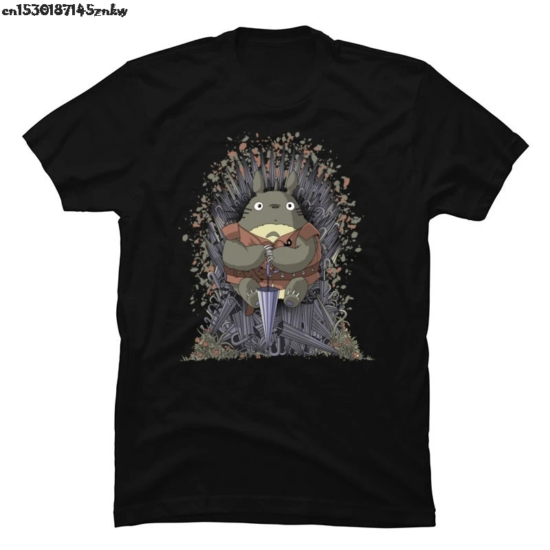 Забавная Мужская футболка Игра престолов Тоторо зимний дождь приближается сосед