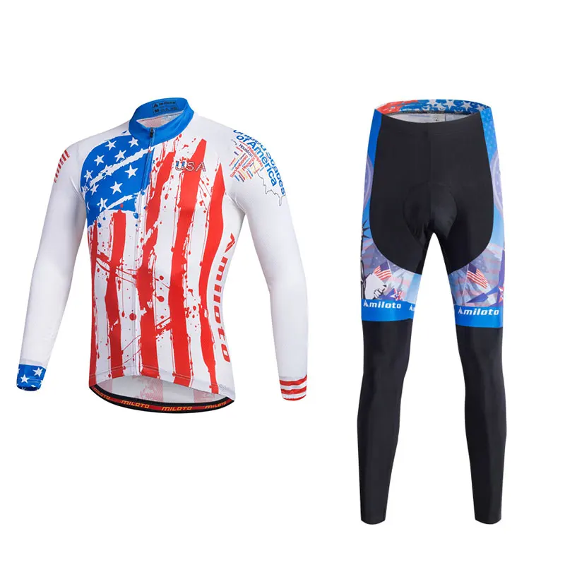 Комплект одежды для велоспорта MILOTO 2019 Ropa Ciclismo Pro Мужской трикотажная одежда с