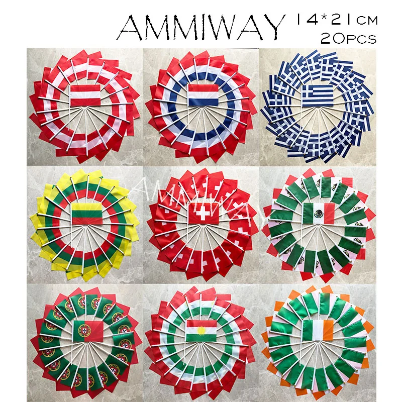 AMMIWAY 14х21 см 20 шт. Австрия newest Греция Литва Швейцария Мехико Португалия курдские