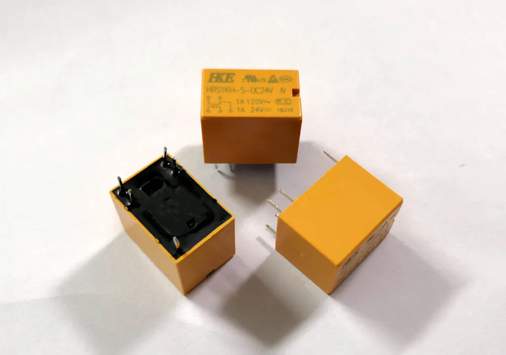 10 шт./лот 100% оригинальное новое реле Φ HRS1KH-S-DC5V HRS1KH S DC12V 12VDC 24VDC 5PIN 1A