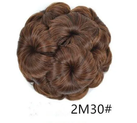 1B/27HL 9 цветов Pervado волосы синтетические волосы кудрявые шиньон коготь Updo Bun Аксессуары женские волосы кусок Стиль Высокая температура волокна - Цвет: 1B/27HL