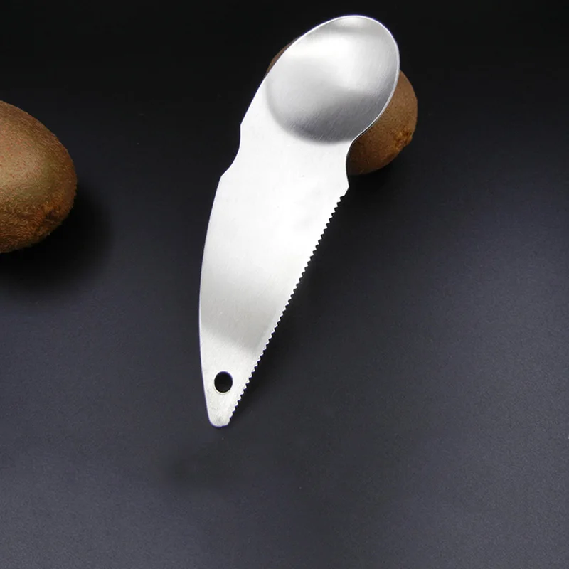 Нержавеющая сталь киви легко пилинг нож фруктовая целлюлоза ложки кухонные
