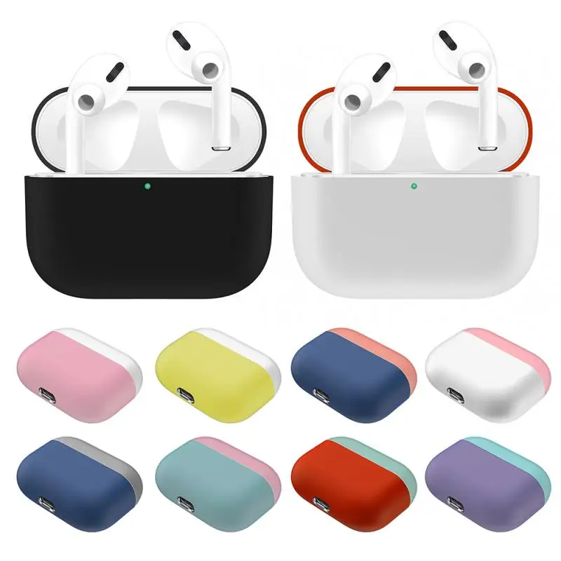 

Новый защитный чехол для наушников Apple AirPods Pro, чехол для беспроводной зарядки AirPods 3, силиконовый защитный чехол для AirPods