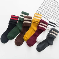 long socks sexy over the knee thigh striped girls high stockings womens