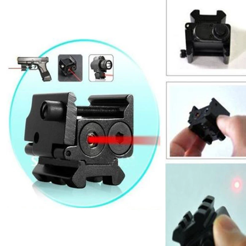 Регулируемый компактный Красный точечный лазерный прицел US Mini подходит для Glock 17