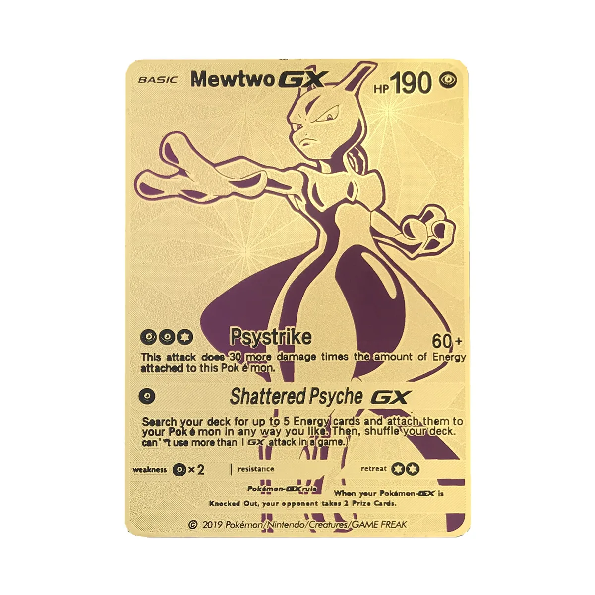 Лучшие продажи золотой металл цвет битва карт игры Pokemones карты энергии Charizard коллекция карт игрушки