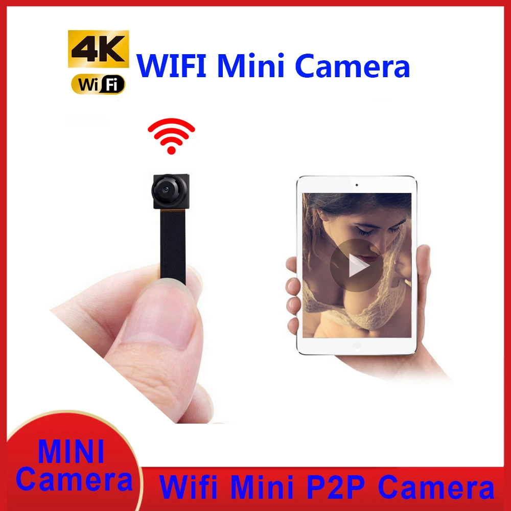 Портативная Wi-Fi IP мини-камера HD 1080P DIY P2P Беспроводная микро веб-камера видеокамера