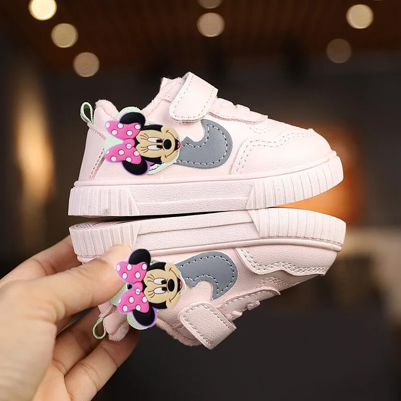 Детские кашемировые кроссовки с Микки Маусом для девочек |