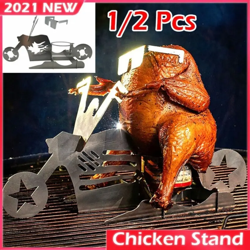 Подставка для курицы пивная забавная американская стальная стойка мотоцикла