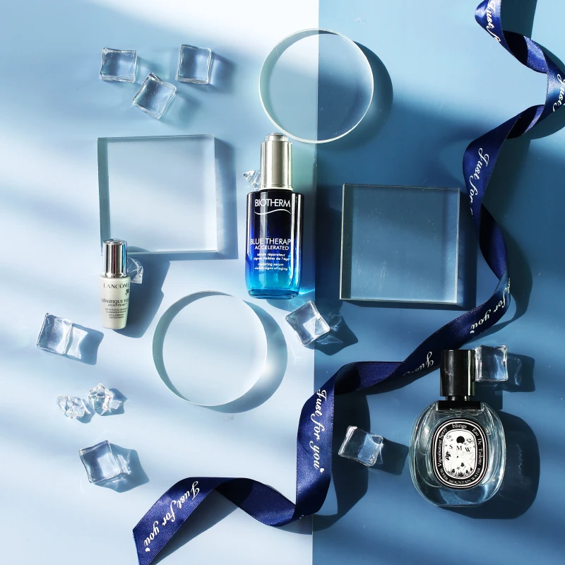 Акриловые прозрачные кубики фотография искусственный лед реквизит для