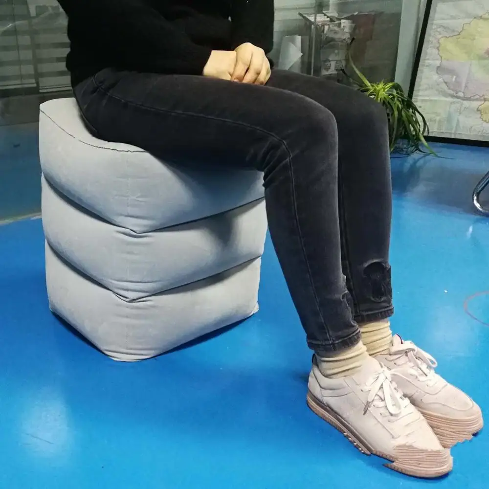 

Inflatable Foot Pad Aircraft Inflatable Foot Pad Three-Layer Inflatable Foot Pad Travel Pad Portable Foot Pad