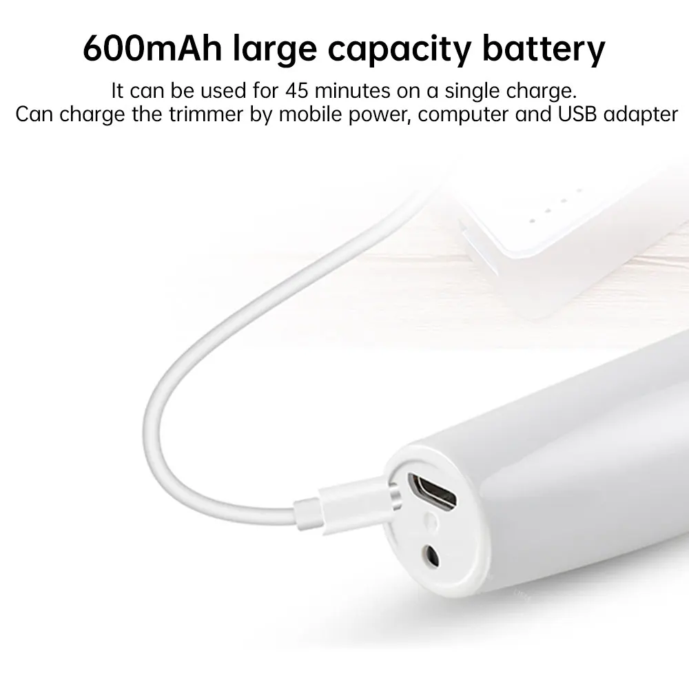 

2 in 1 Electric Eyebrow Trimmer Painless Eye Brow Epilator For Women Makeup Mini Razors Portable Facial Hair Removal Shaver