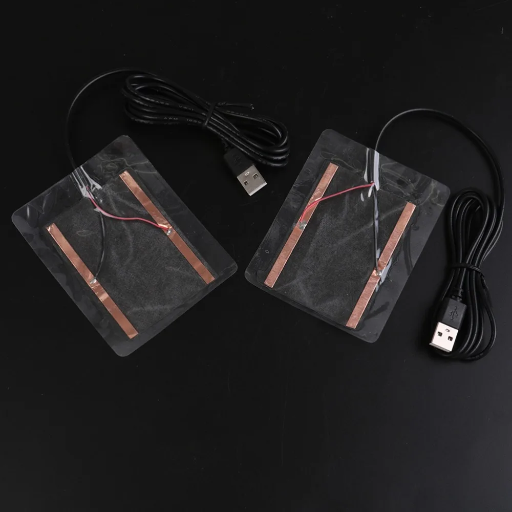 2 шт. Портативный USB обогреватель зима волокно нагреватель углерода