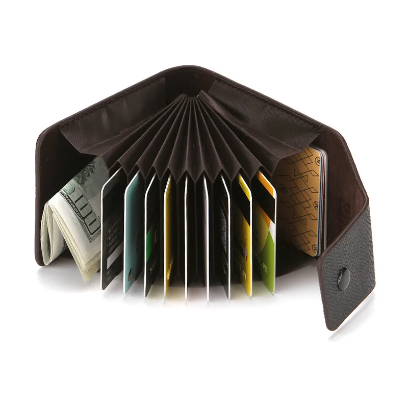 2022 men credit card holder leather purse wallet id storage coin container pu multi functional mobile phone bag valentines day free global shipping