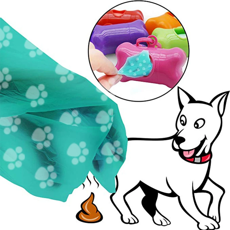 Пакеты для выгула домашних животных разлагаемые мешки мусора 50 рулонов 150 шт. |