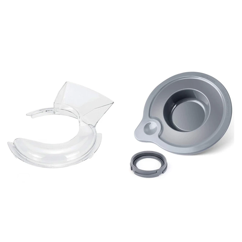 

Sealing Lid Tilt Head Lid Sealing Cover for KitchenAid K5GB 5-Quart Mixer Glass Bowl Holder and Pouring Shield