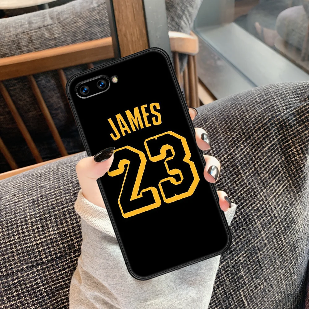 

james basketball star 23 Phone Case Cover Hull For HUAWEI honor 7a 8s 8a 8x 9 9x 10 20 i Lite Pro black Prime 3D Funda Tpu