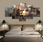 5 шт. Warface видео игры Арт холст Картины HD картина на стену для Декор в гостиную