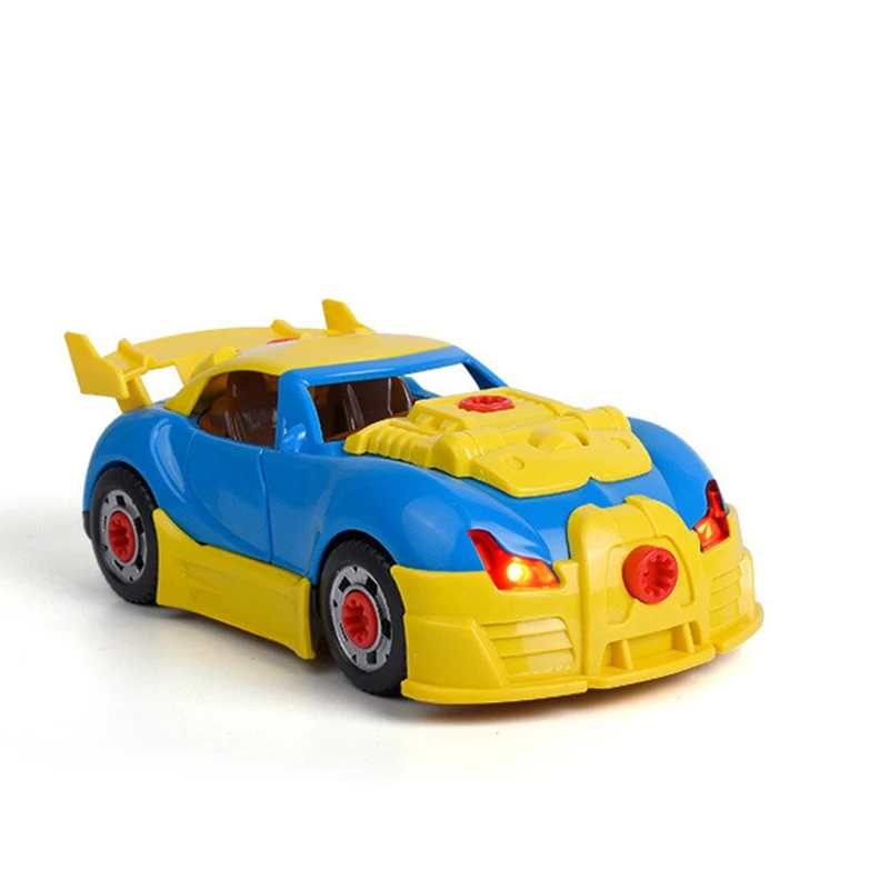 

30Pcs Children'S Diy Racing Toy Electric Drill Disassembly Toy Car Assembly Disassembly Toy Children'S Hands-On Screw Car Puzzle