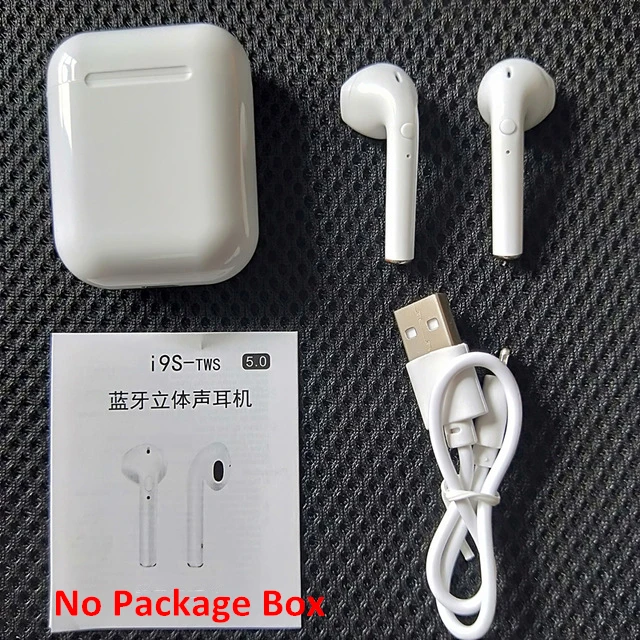 Новинка i9S TWS Mini Bluetooth наушники Беспроводная гарнитура наушники Bluetooth 5,0 стерео спортивные наушники с микрофоном для телефона Andorid - Цвет: No Package Box