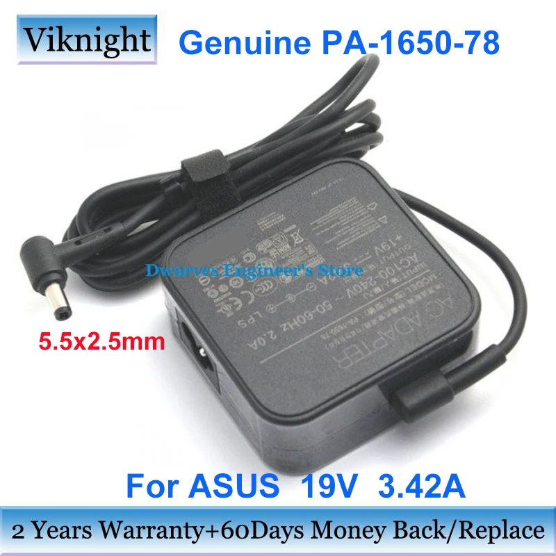 65W PA 1650 78 19V 3.42A 5 5x2 мм адаптер переменного тока питания для ноутбука Зарядное