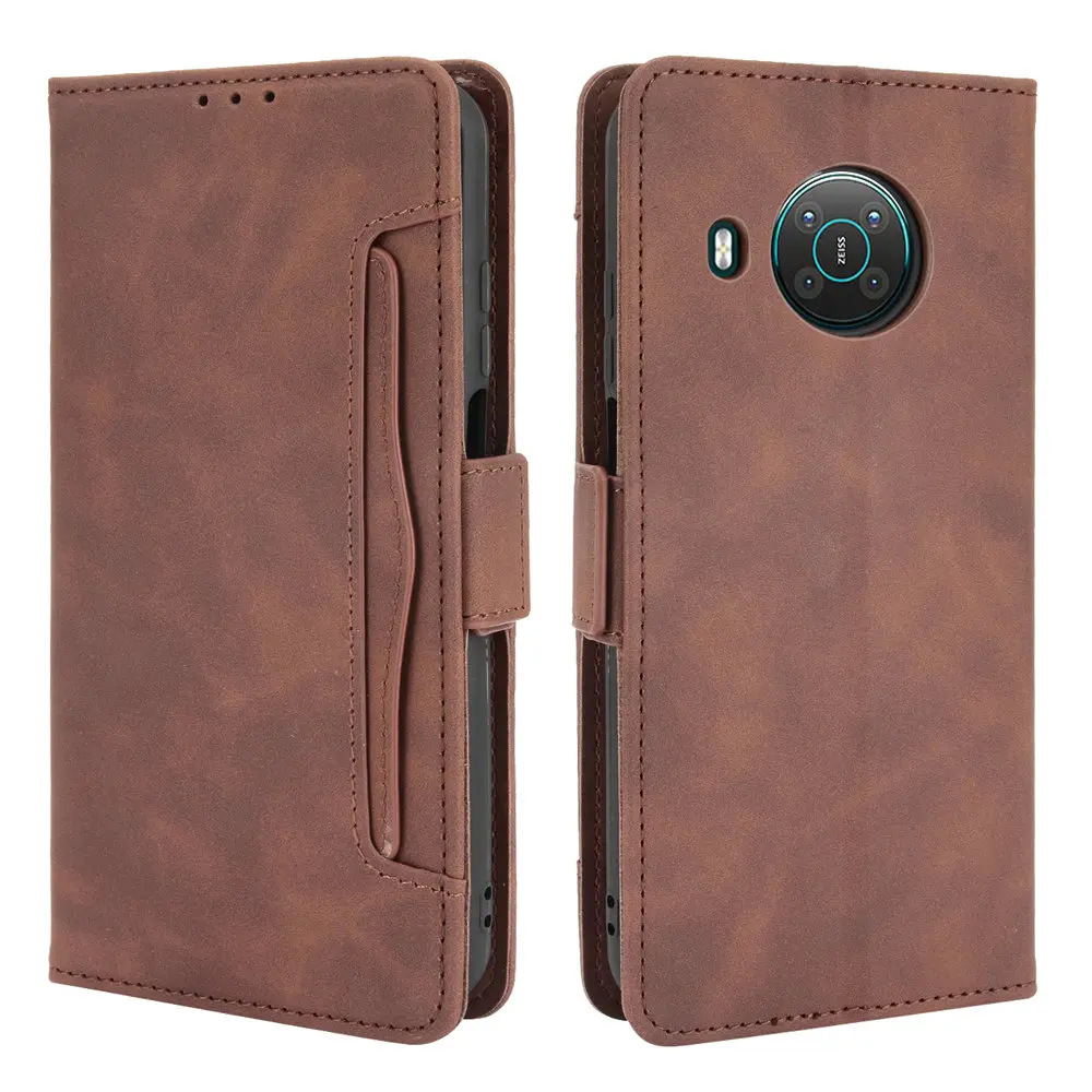 Leather Card Slot Removable Flip Case for Nokia X20 Phone Cover 360 Protect Wallet Skin for Nokia X10 Case Nokia X 20 10 Fundas
