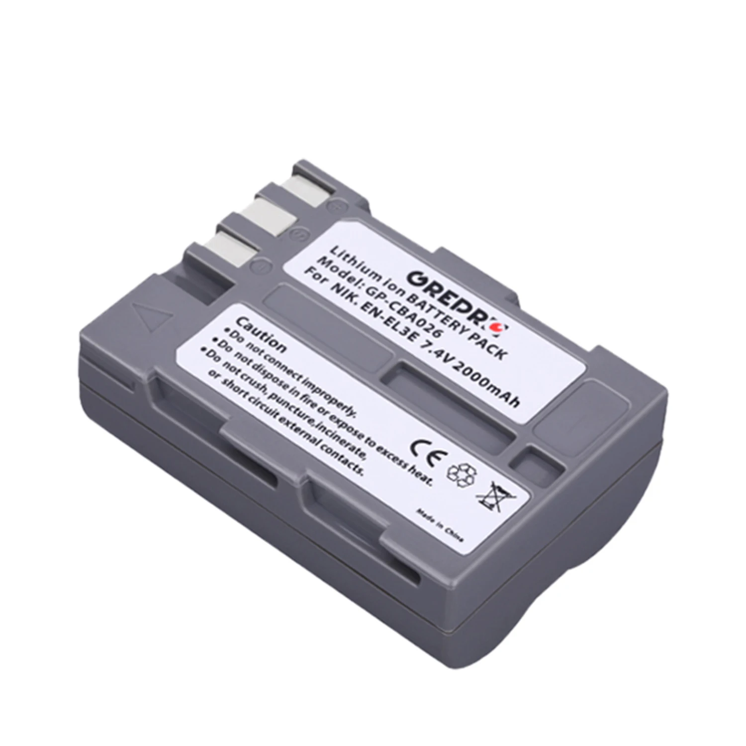 2000 мАч EN-EL3e EN EL3e аккумулятор + зарядное устройство с USB и портом Type-C для Nikon D90 D80 D70