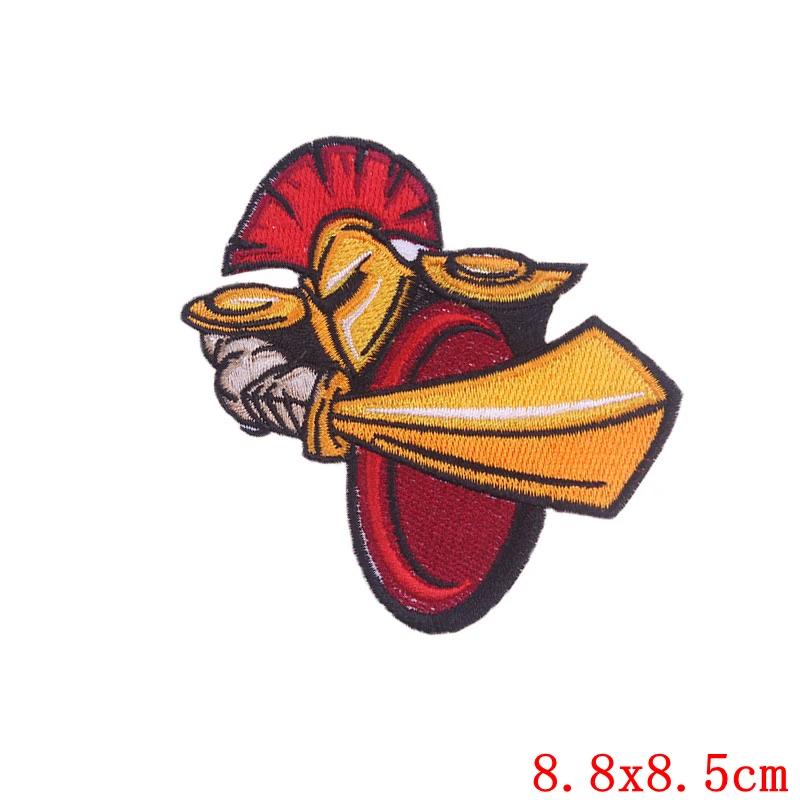 Спарта Гладиатор Спартанский армии в римском стиле Греция шлем эмблема