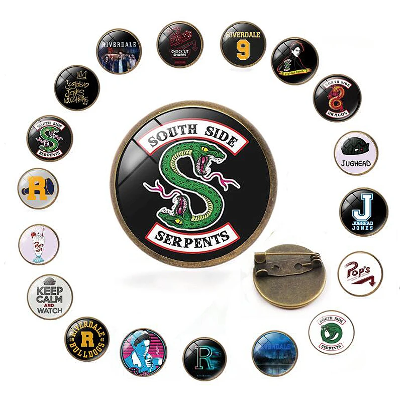 2019 Новая мода 28 стильных тайн ривердейла брошь булавки значок ривердейл броши