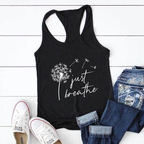 Женский топ без рукавов, с рисунком одуванчика