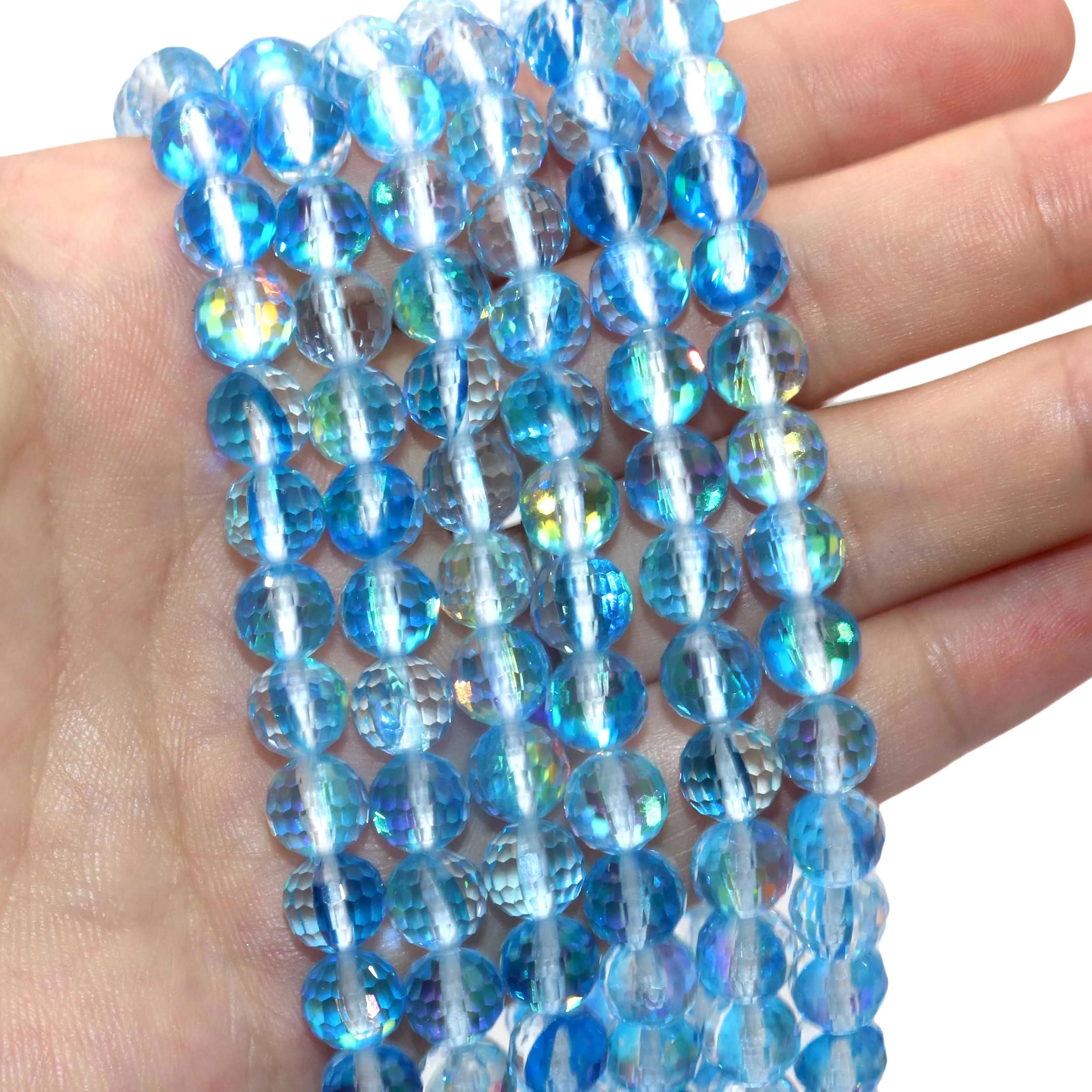 Ограненный Природный камень Австрийские хрустальные бусины 6 8 10 мм круглые