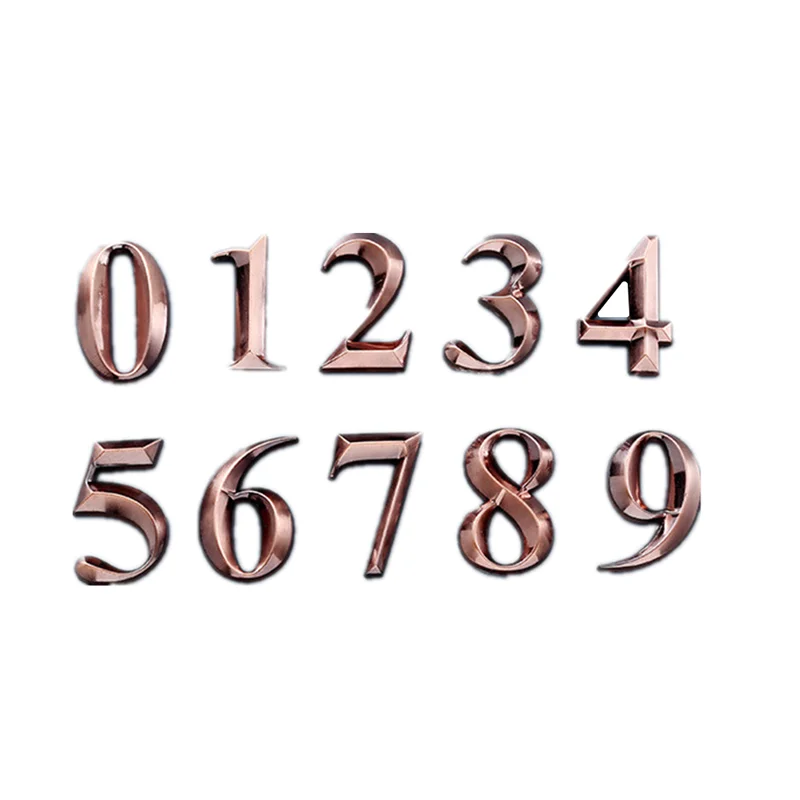 1 шт. цифры для дома 0-9 современный адрес табличка номер в отеле бар дверь цифровой