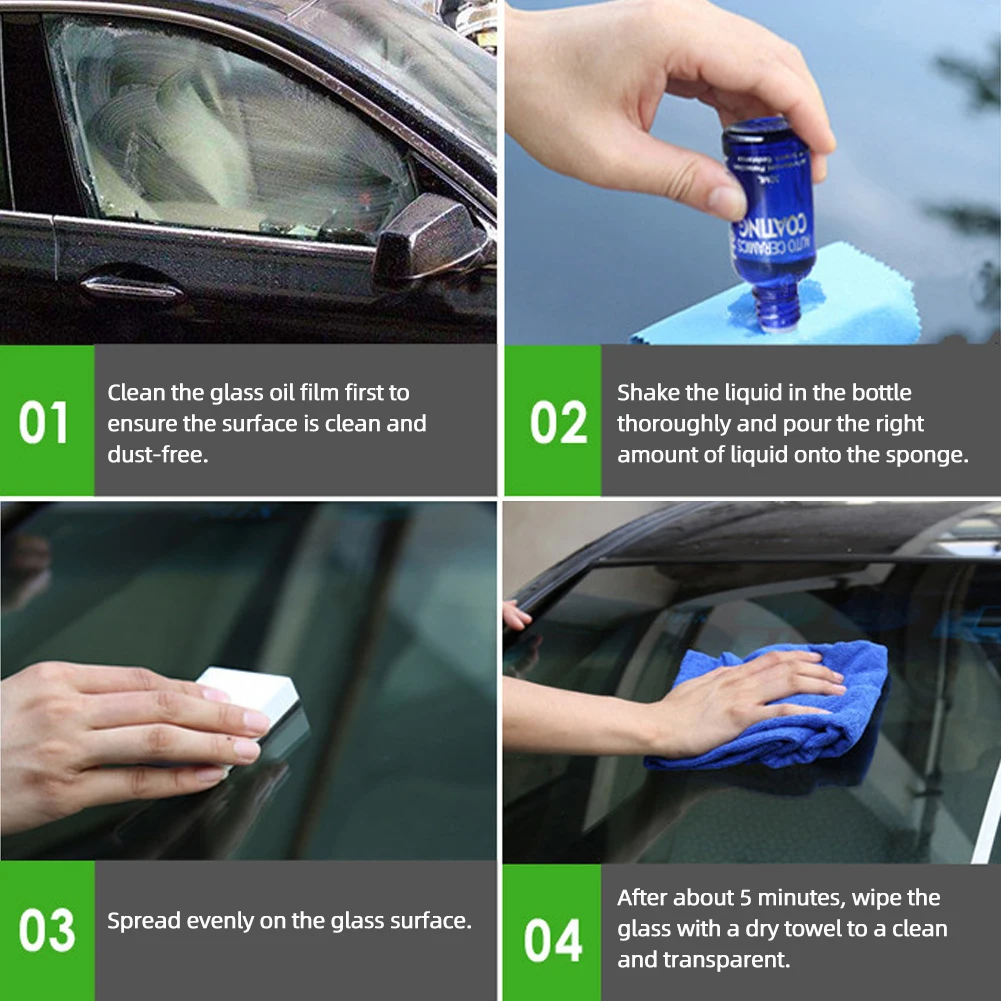 

30ml Car Liquid Ceramic Coat Hydrophobic Glass Coating Motocycle Paint Care Anti-scratch Detailing Glasscoat Car Polish Agent
