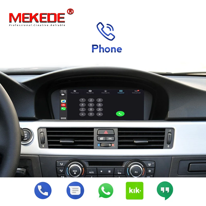 Автомобильные аксессуары Apple Carplay для BMW X5 E70 E90 E91 E92 E93 E60 E61 E62 E63 E81 E87 E88 CCC Android -