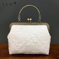 chinese style cheongsam bag lace mesh vintage elegant all match crossbodybag for wedding or party match for woman handbag