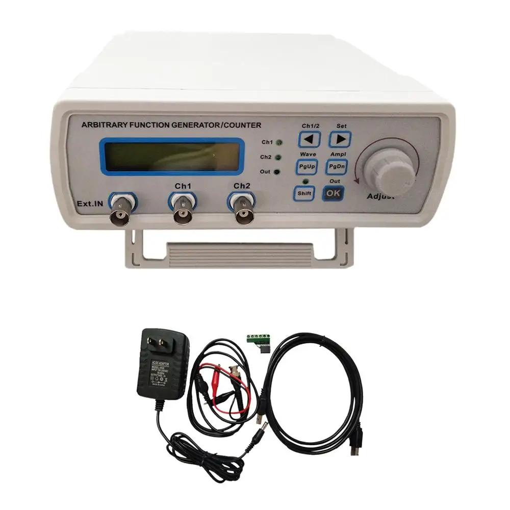 MHS-5200A цифровой DDS двухканальный генератор сигналов источника сигнала Частотомер