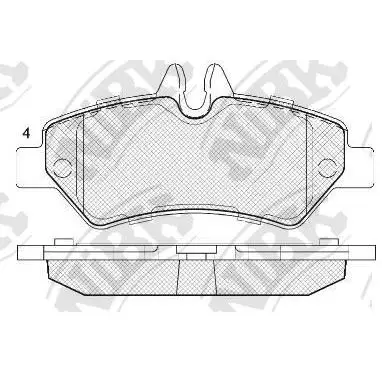 Колодки тормозные MERCEDES SPRINTER 209-524 06-/VW CRAFTER 30-35 | Автомобили и мотоциклы