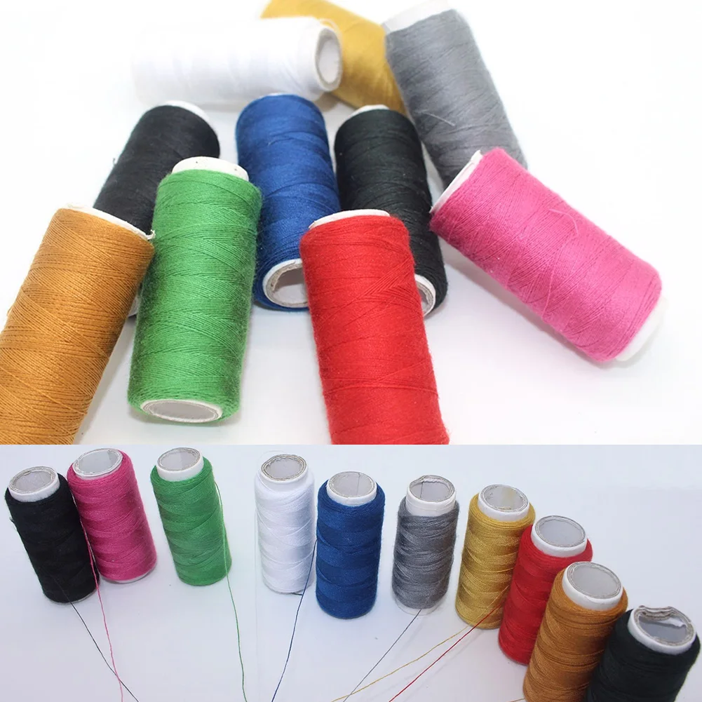 10 катушек швейная нить для дома строчка прочная универсальная профессиональная