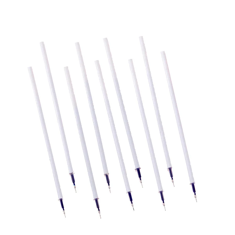 50 шт./упак. Черно синяя гелевая ручка с заправляемым стержнем школьников