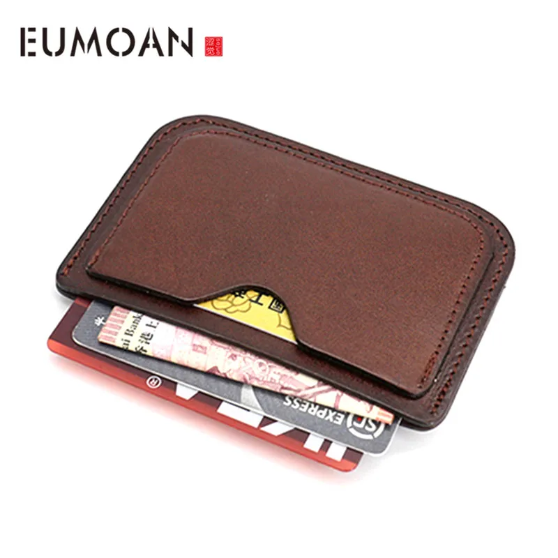 Женский тонкий кошелек ручной работы из воловьей кожи | Багаж и сумки