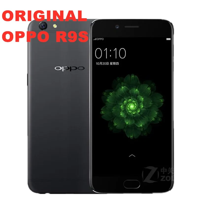 Оригинальный Oppo R9S 4G LTE мобильный телефон 4 Гб ОЗУ 64 ПЗУ 16 0 м Snapdragon 625 Android 6 5 дюйма IPS