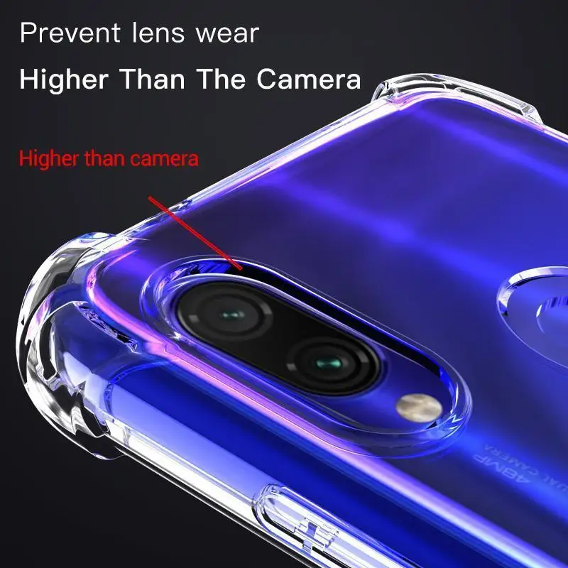 Прозрачный противоударный чехол для Xiaomi Redmi Note 7 8 T с воздушной подушкой Xiomi Mi9T Pro K20