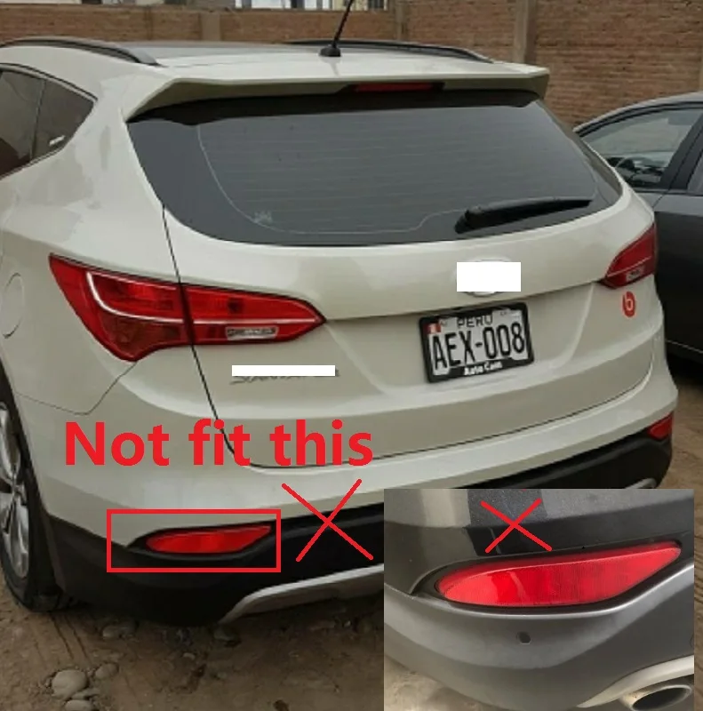 CAPQX для Hyundai Santa Fe IX45 2013 2014 2015 стоп светильник заднего отражателя с лампой задний
