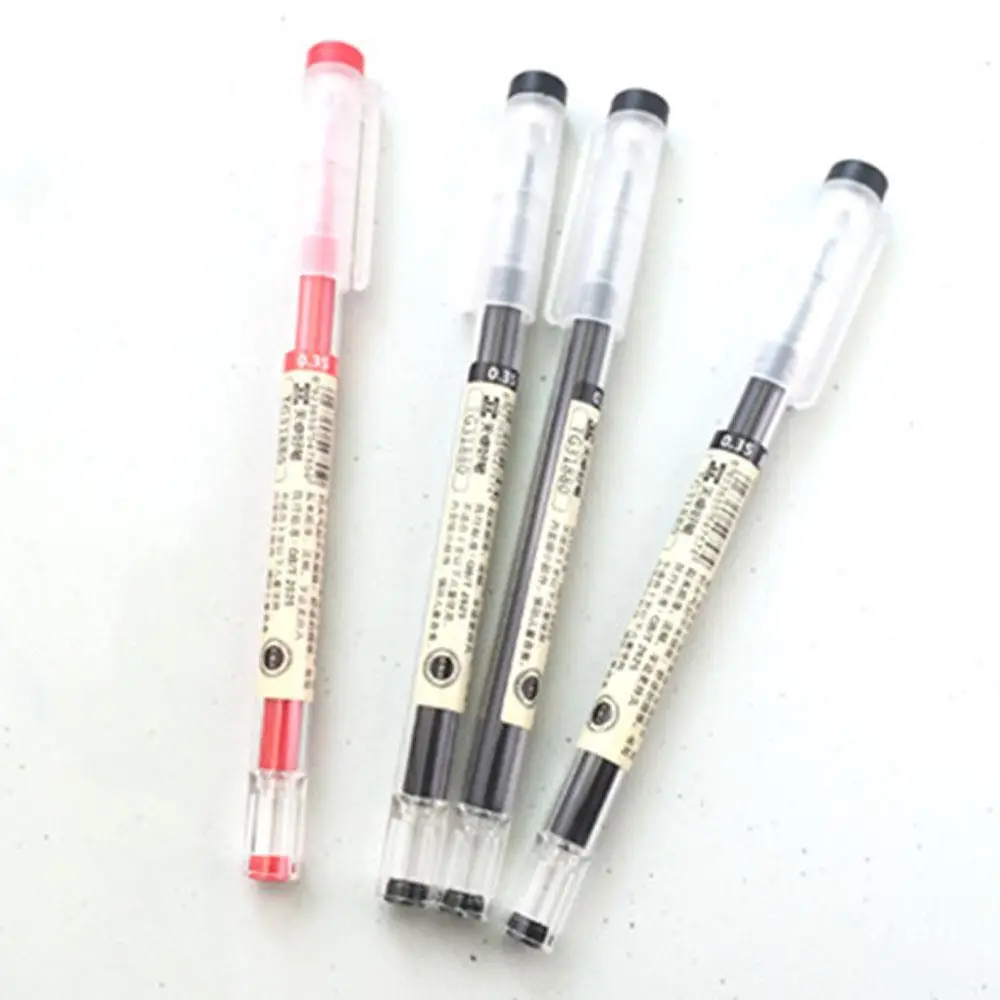 

Gel Ink Pen Japanese Style Plastic Fine Line Stationery School Roller Ball Pen 0.35mm Students Children