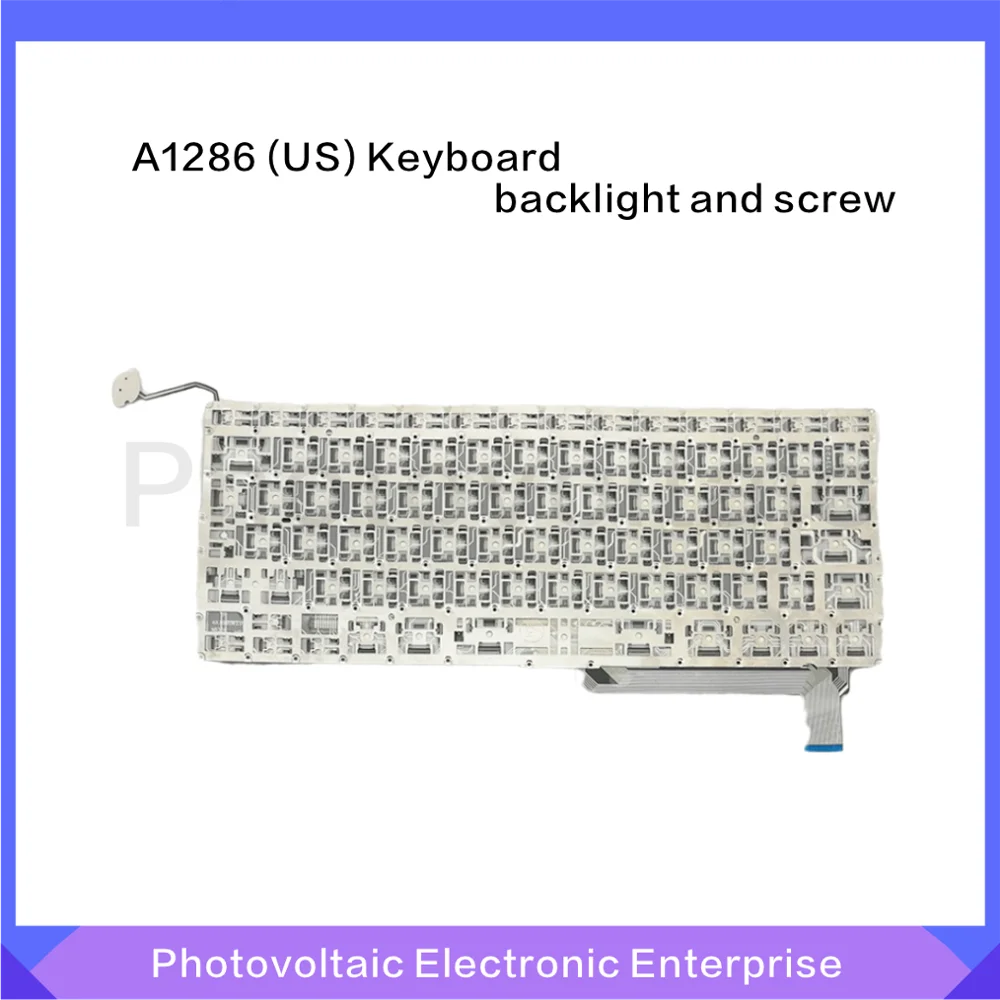 Новый ноутбук A1286 Клавиатура США Английский для Apple Macbook Pro 15 ''A1286 клавиатура с