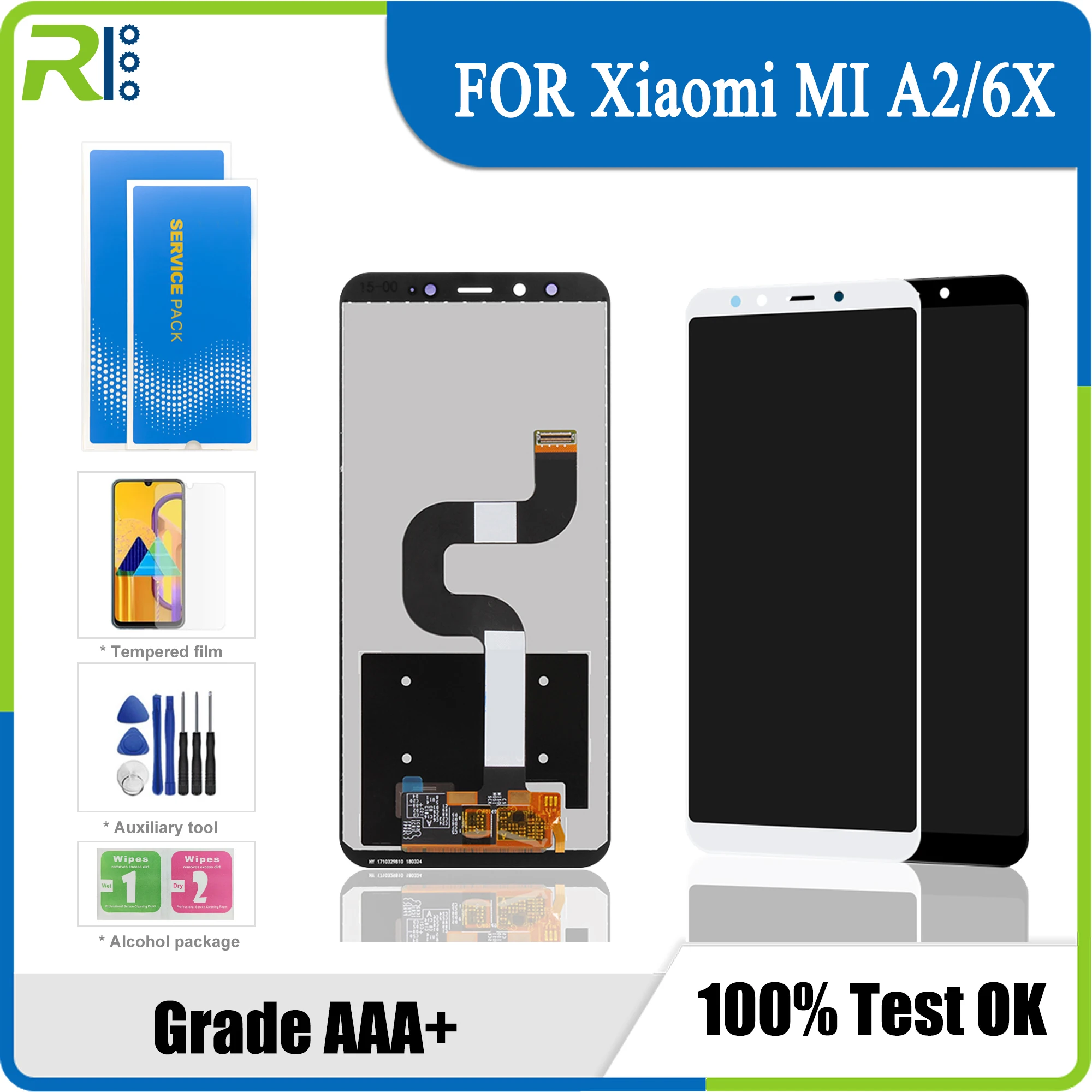 

Оригинальный ЖК-дисплей NEUE с цифровым преобразователем экрана для XiaoMi Mi A2 MIA2
